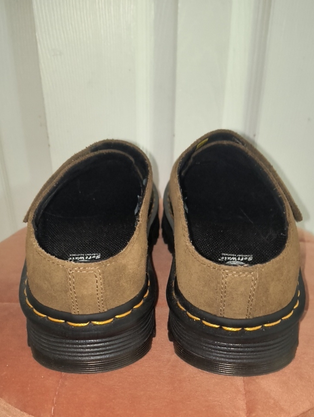 Dr Martens Zebzag AnyWair Suede Mules Size 8 Mens / 9 Women's - Picture 7 of 9